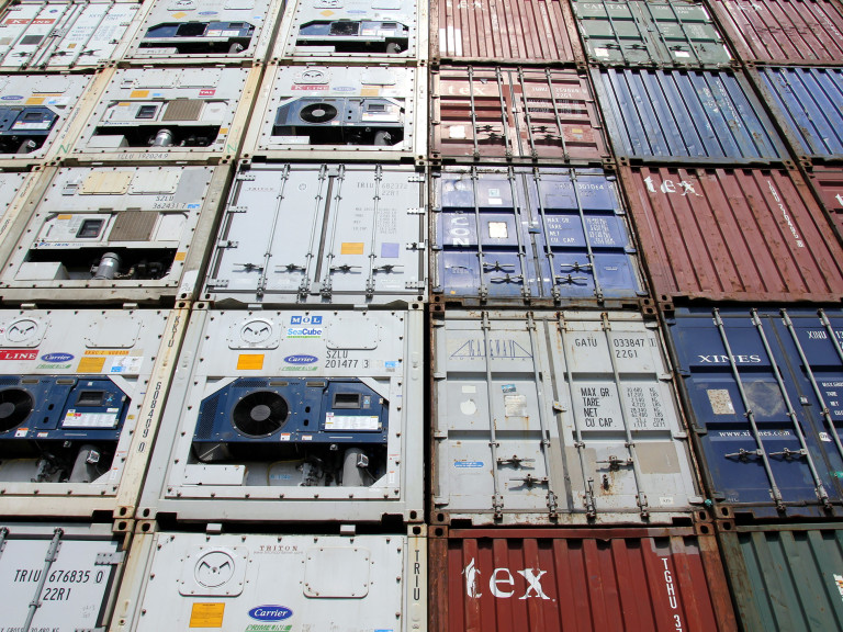 reefer containers in repair